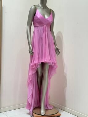 Gianni Versace Pink Runway Evening Dress IT 40